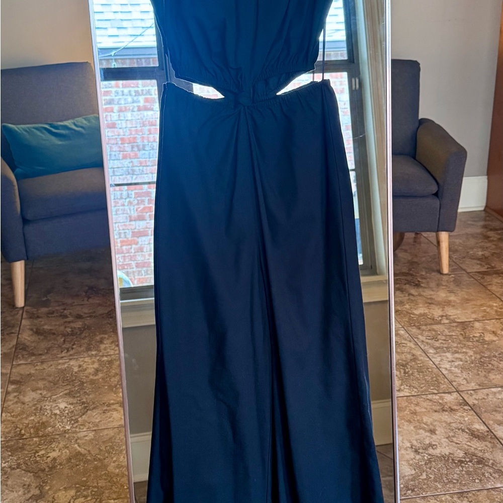 Black Cutout Jumpsuit
